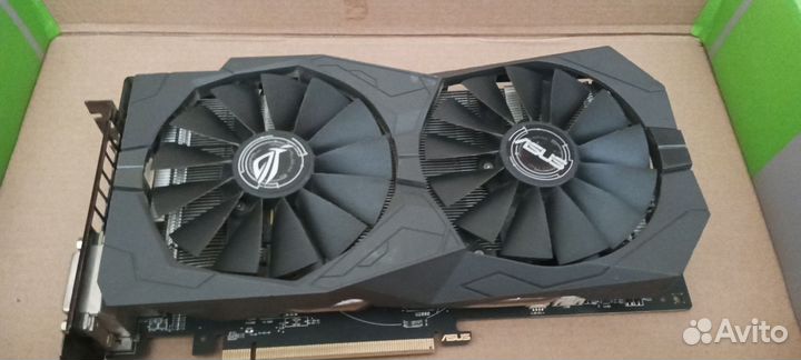 Видеокарта asus rx 580 strix 8gb