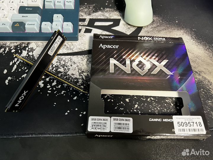 Оперативная память Apacer NOX 2x16 32 гб 3600