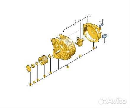 Генератор Skoda Karoq djka 2020