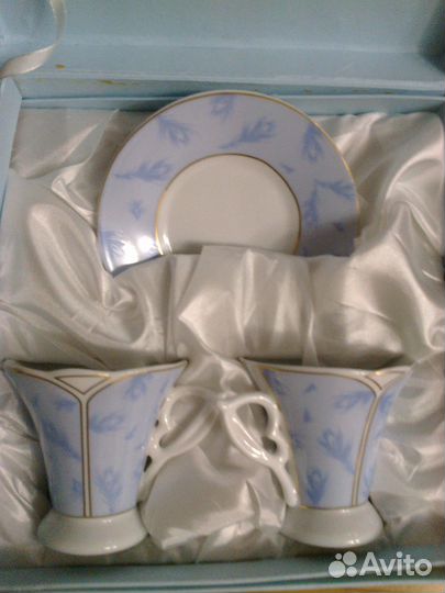 Кофейная пара фарфор СССР