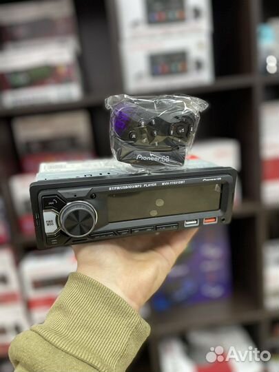 Bluetooth Магнитола Pioneer с пультом и джойстиком