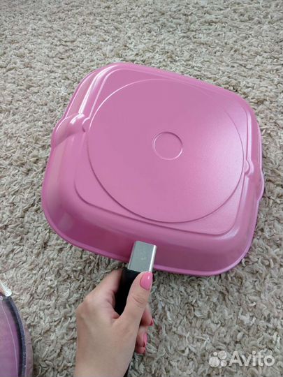 Посуда новая розовая