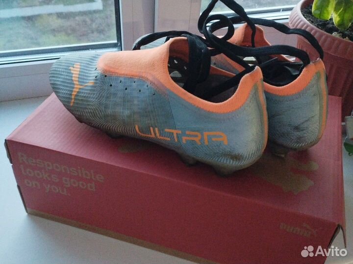 Футбольные бутсы puma ultra