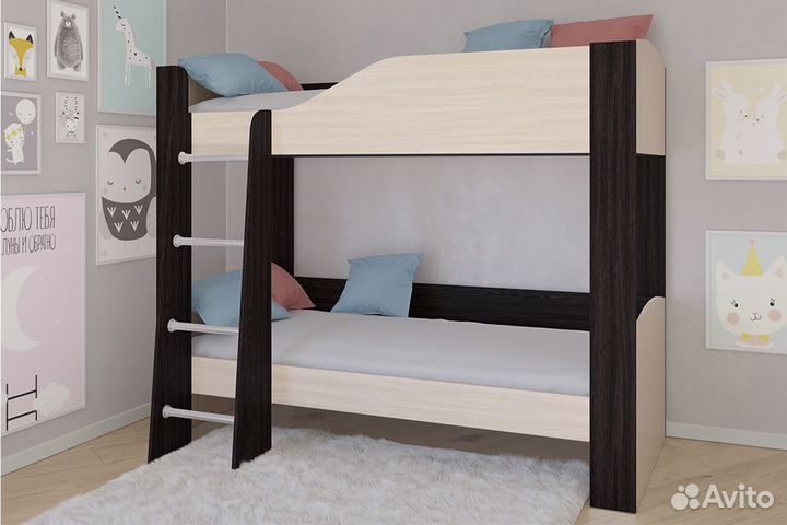 Кровать двухъярусная 