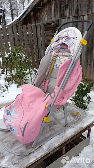 Коляска санки