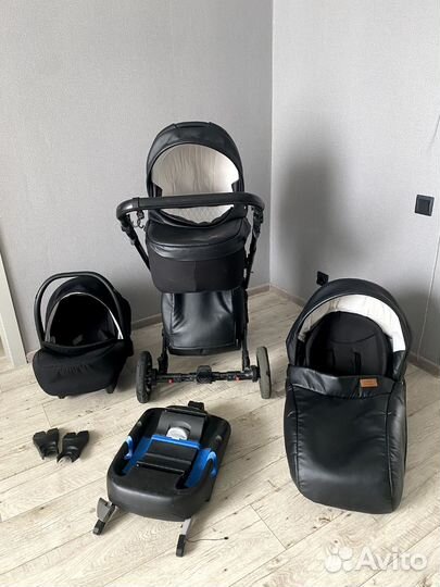 Коляска Anex Cross 3в1 + база isofix