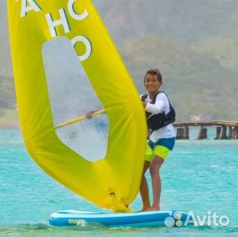 Парус надувной для виндсерфинга, сапа, sup, лодки