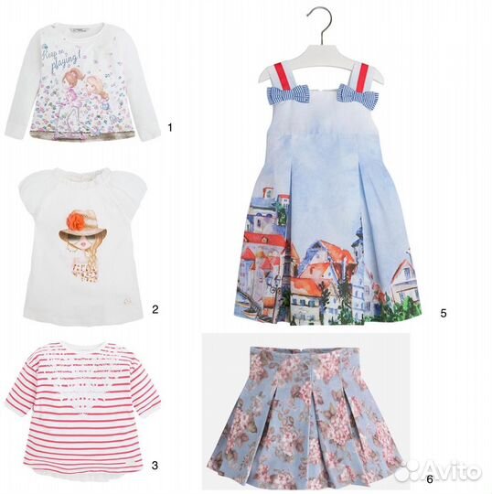 Одежда Mayoral для девочки на рост 110