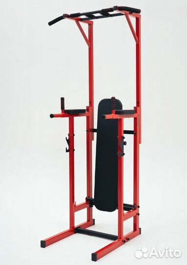 Турник с брусьями и скамьёй жима Напольный-2 новый