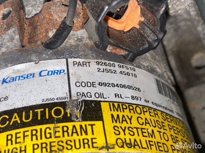 Компрессор кондиционера Nissan Primera P12 QG18DE