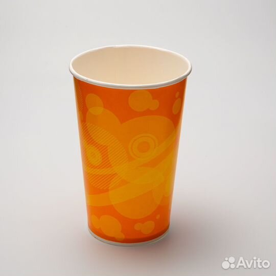 Стакан картонный 300-380мл 1-сл. для холодных нап