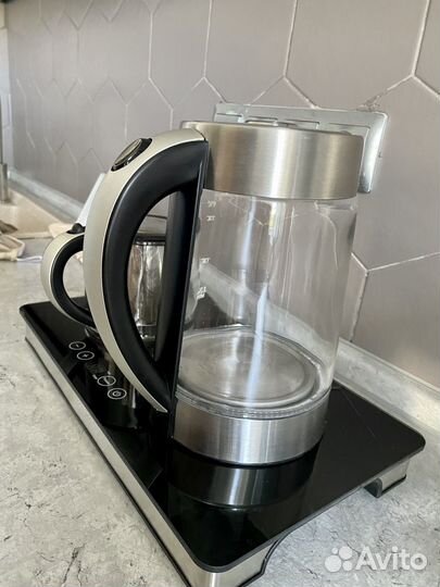 Электрический чайник с заварочником и подогревом