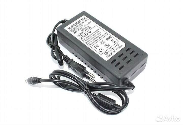 Блок питания 18V 4A 72W 5.5x2.5, сетевой кабель