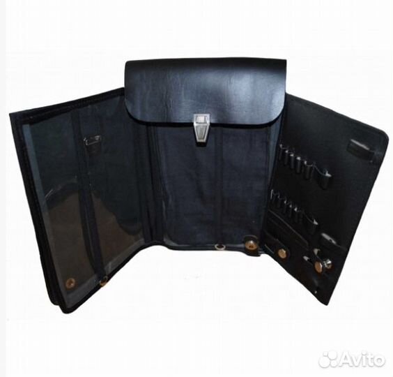 Планшет офицерский кожаный (чёрный)