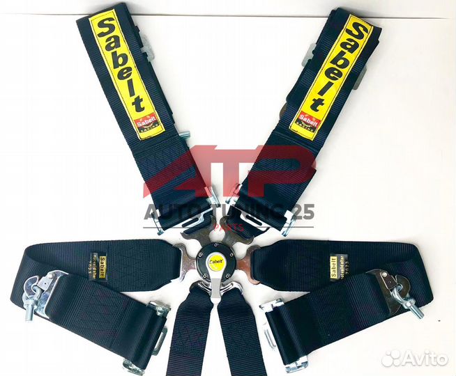 Ремни безопасности - Sabelt Style 76-50мм- 6 точки