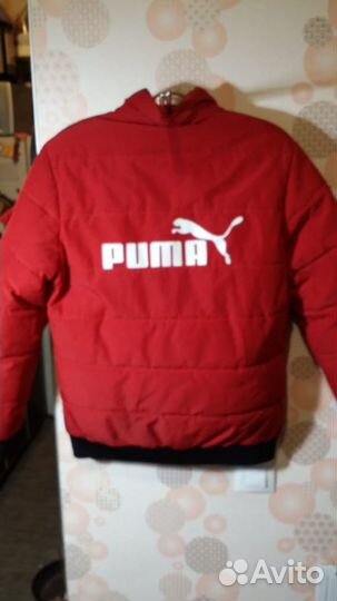 Куртка конец зимы начало весны подростковая puma