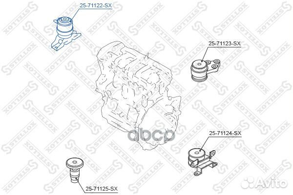 Подушка двс правая Mazda Tribute CP 2.0-3.0 01