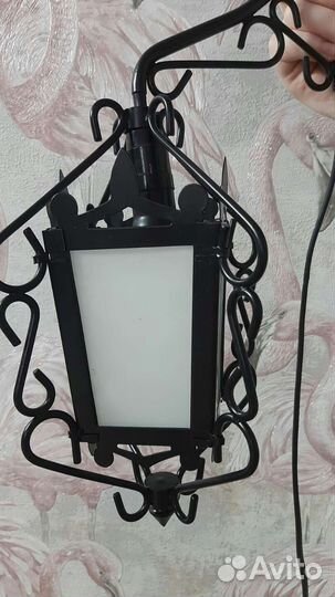 Бра в виде уличного фонаря СССР