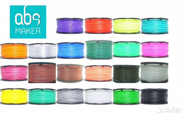 Пластик для 3D принтеров.petg,ABS,PLA,SBS,Flexx