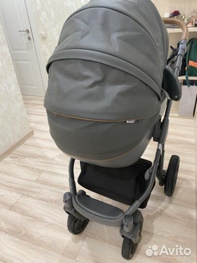 Детская коляска Roan Bass Soft Le 2 в 1 экокожа