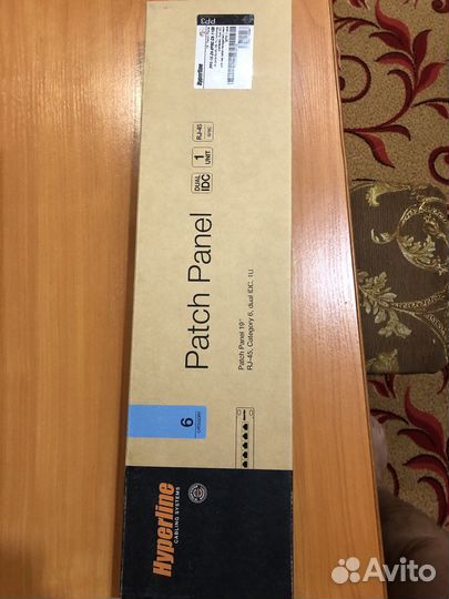 Патч-панель Hyperline, PP3-19-24-8P8C-C6-110D