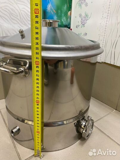 Перегонный куб 26л с фальш дном