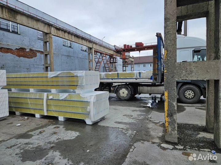 Сэндвич-панели оптом от изготовителя от 100м2