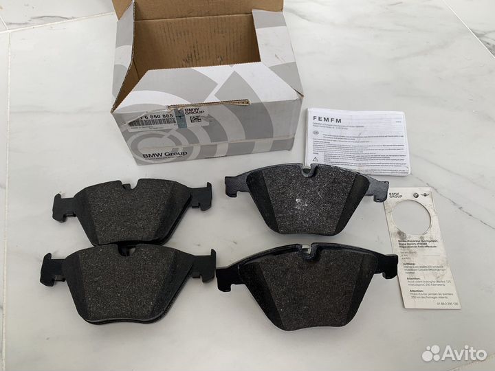 34116850885 колодки тормозные передние BMW