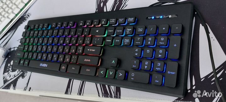 Игровая клавиатура sven с подсветкой