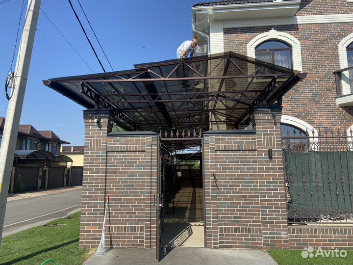 Навесы, ангары, ворота, забор, ограждения