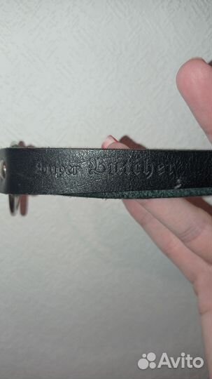 Плетка кожаная шлепалка