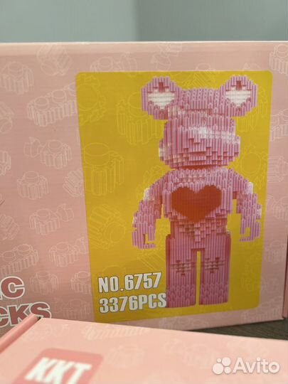 3D конструктор magicblocks bearbrick 3300+