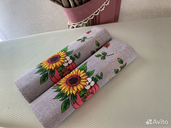 Кухонное полотенце новое вафельное