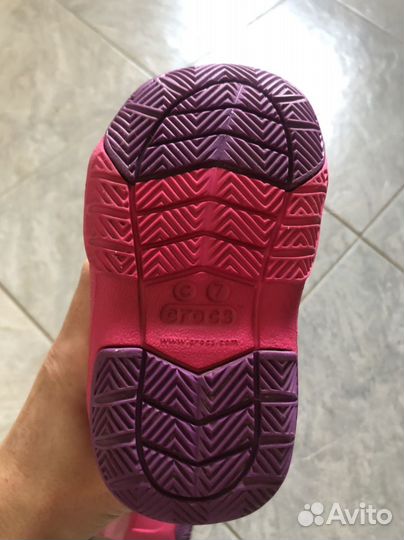 Резиновые сапоги crocs c7