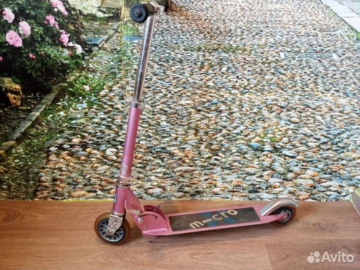 Самокат детский двухколесный для девочки