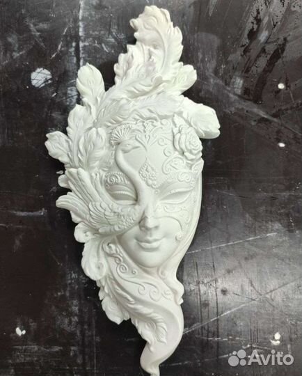 Маска венецианская гипсовая