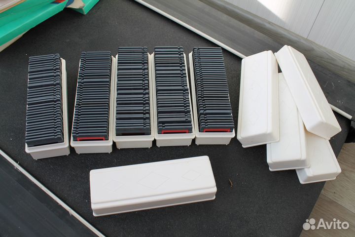 Новые кейсы с рамками для диапозитивов СССР