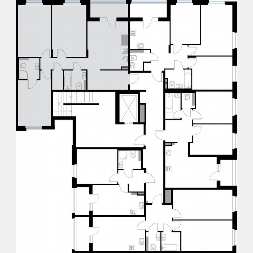 3-к. квартира, 85,9 м², 2/3 эт.