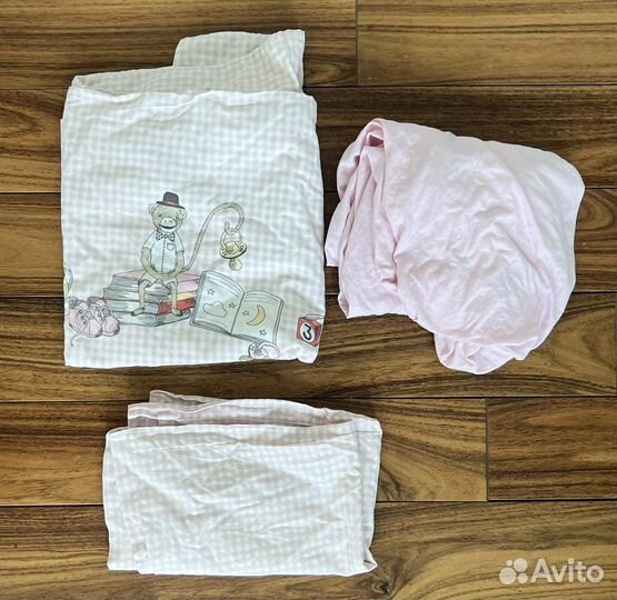 Натяжная простынь IKEA детская 60/120