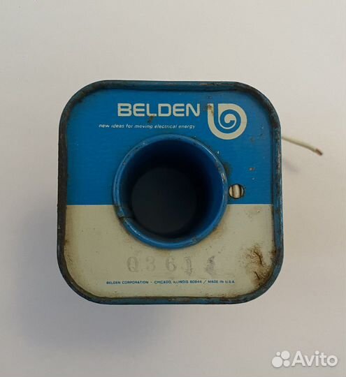 Винтажный кабель 1960 США Belden чилийская медь