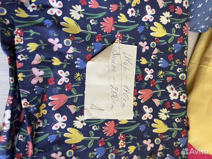 Ткани джинса принт пакетом