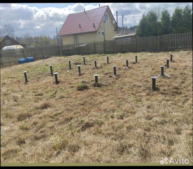 Винтовые сваи. Пескобетон в подарок