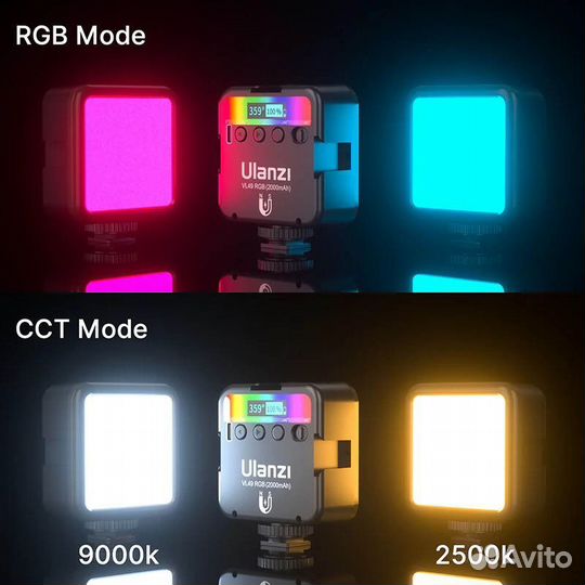 Видео свет Ulanzi VL49 Rgb