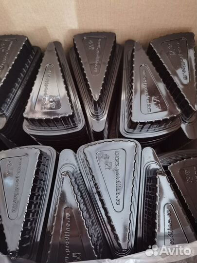 Контейнер для 1 порции торта, 800 штук