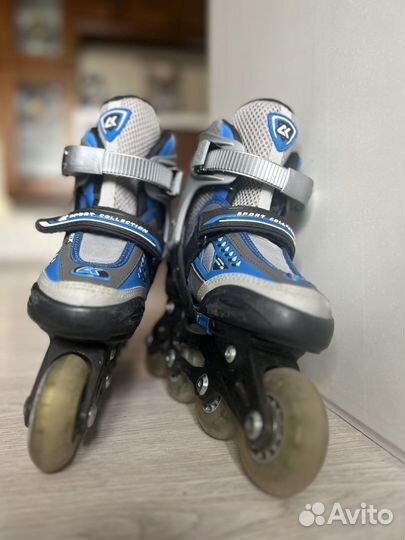 Роликовые коньки детские раздвижные 27-30