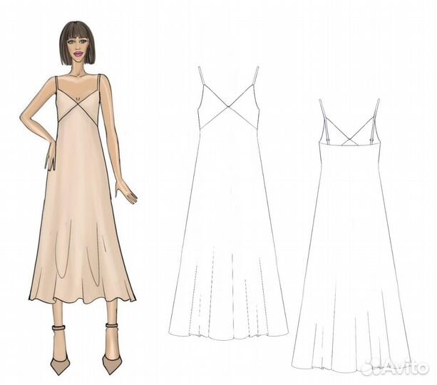 Отрисовка технических эскизов