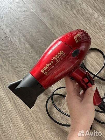 Фен parlux 3500 Supercompact Ceramic ionic красный