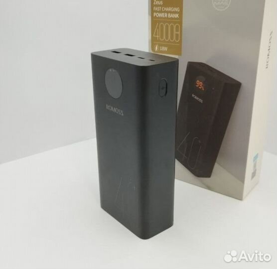 Внешний аккумулятор Romoss PEA40 40000mAh черный