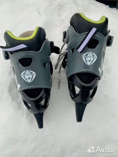 Коньки хоккейные 28-32 раздвижные