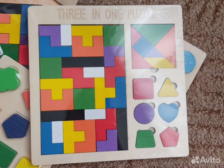 Новые Развивающие деревянные игрушки/сортер/шнуро